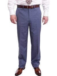 Thumbnail for Michael Kors TWO PIECE SUITS Michael Kors Modern Fit Blue Textured Two Button Wool Suit