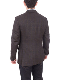 Thumbnail for Napoli BLAZERS Mens Napoli Slim Fit Brown Textured Half Canvassed Wool Blazer Sportcoat