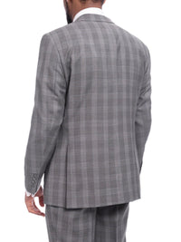 Thumbnail for Napoli TWO PIECE SUITS Napoli Classic Fit Gray Glen Plaid Half Canvassed Super 150s Wool Suit