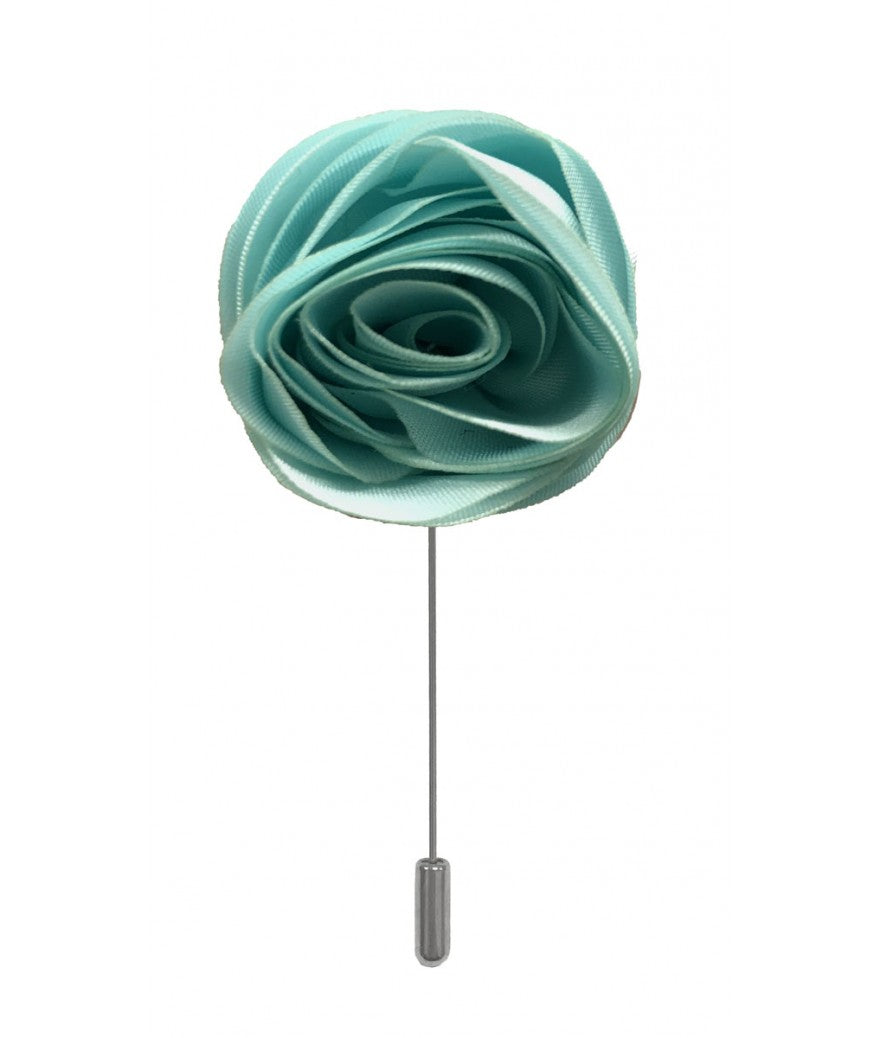 Brand Q Solid Swirl Flower Lapel Pins