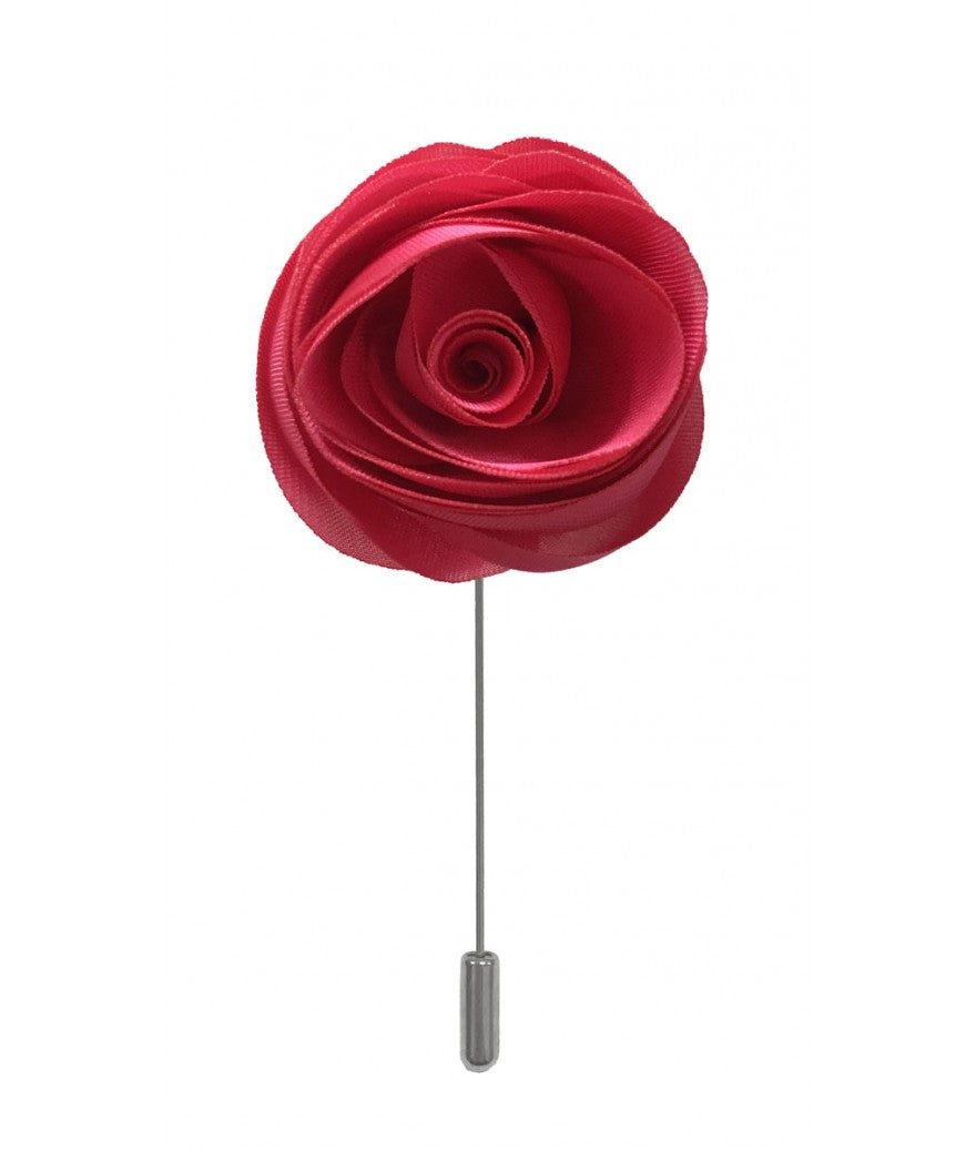 Brand Q Solid Swirl Flower Lapel Pins