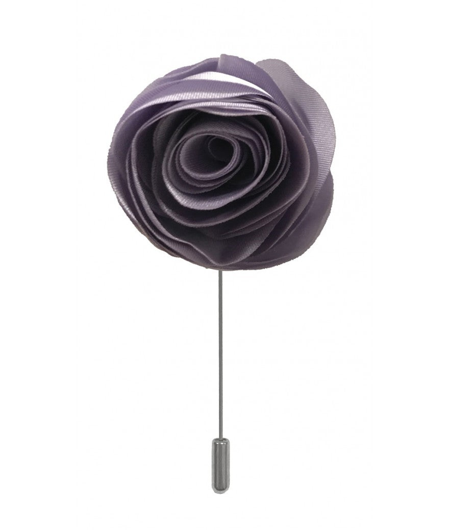 Brand Q Solid Swirl Flower Lapel Pins