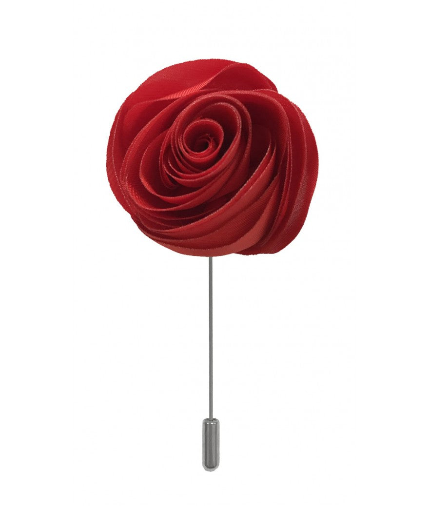 Brand Q Solid Swirl Flower Lapel Pins