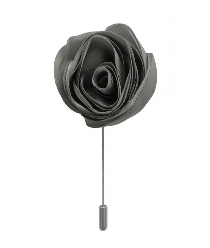 Brand Q Solid Swirl Flower Lapel Pins