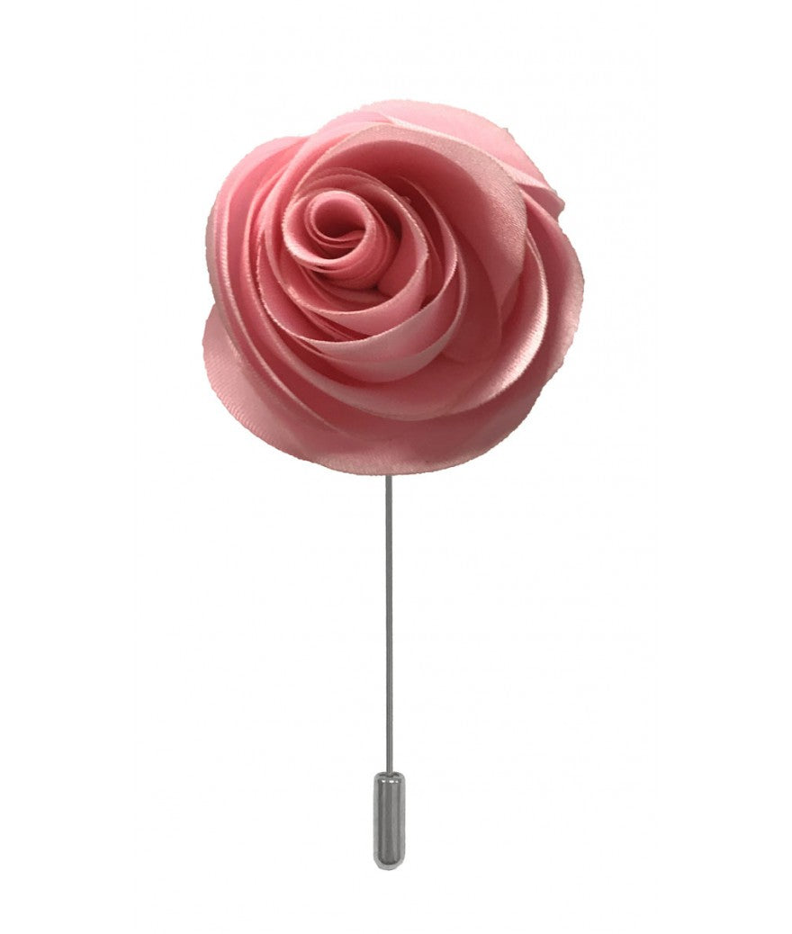 Brand Q Solid Swirl Flower Lapel Pins