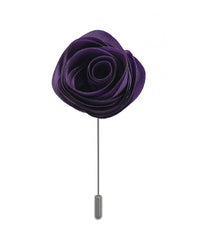 Thumbnail for Brand Q Solid Swirl Flower Lapel Pins