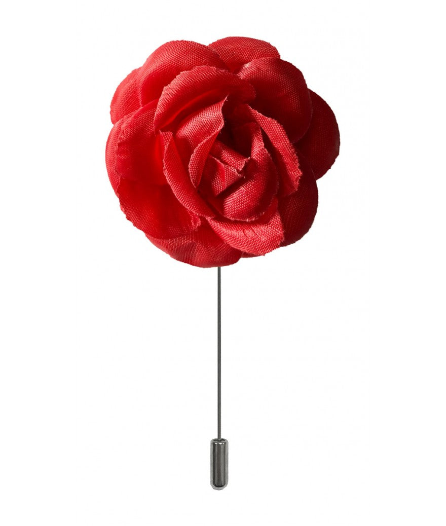 Brand Q Solid Pedal Flower Lapel Pins Prom