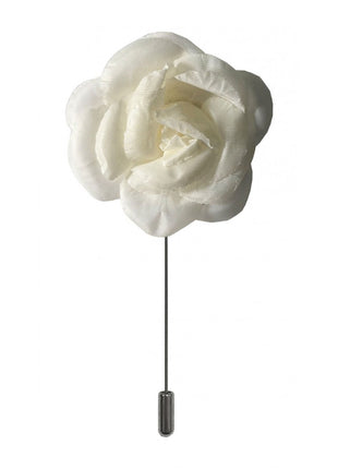 Brand Q Solid Pedal Flower Lapel Pins Prom
