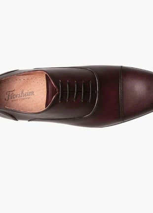 Florsheim Postino Cap Toe Balmoral Oxford 9 Men's Wine Florsheim Postino Cap Toe Balmoral Oxford 9 Men's Wine