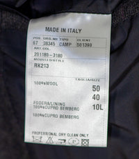 Thumbnail for Ralph Lauren Purple Label Mens 38L Charcoal Gray Check 100% Wool 3 Piece Suit