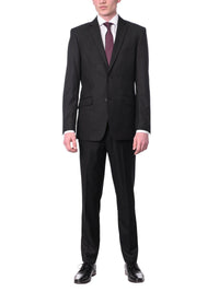 Thumbnail for Raphael Bestselling Items Raphael Slim Fit Solid Black Two Button Suit