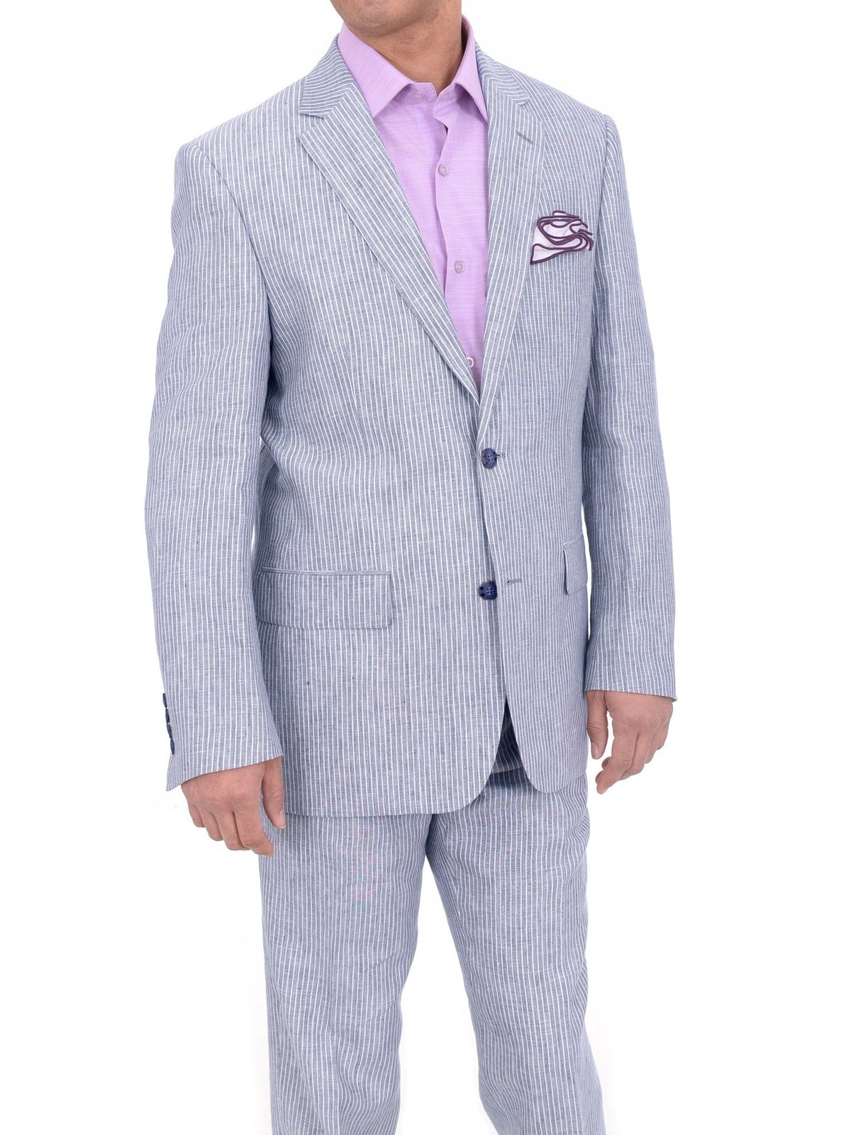 Shop Raphael Blue 100% Linen Suit | The Suit Depot Shop Raphael Blue 100% Linen Suit | The Suit Depot