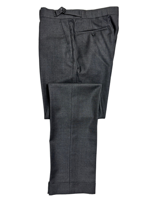 Ralph Lauren Purple Label Mens Gray Sharkskin Peak Lapel Slim Fit Double-Breasted Wool Suit - 38L