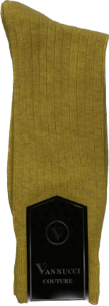 Vannucci Courture Solid Colored Dress Socks