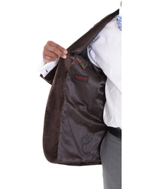 Thumbnail for Zenbriele BLAZERS Zenbriele Mens Brown Velvet Velour Two Button Blazer Sportcoat