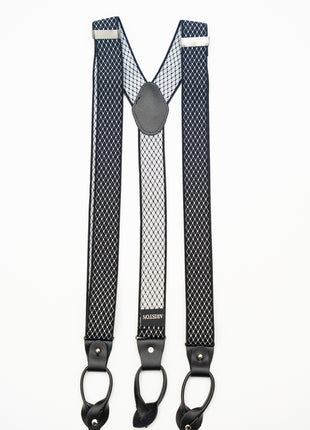 AR Black Diamond Suspenders - The Suit Depot