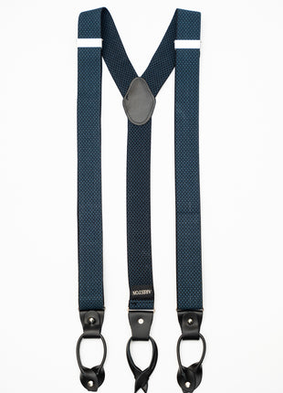 AR Blue Diamond Suspenders - The Suit Depot