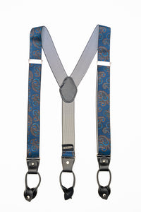 Thumbnail for AR Paisley Suspenders - The Suit Depot