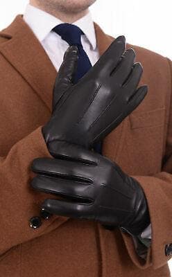 Ariston Clothing, Shoes & Accessories > Men > Men's Accessories > Gloves & Mittens Ariston Mens Genuine Nappa Lambskin Leather Driving Gloves With Fleece Lining