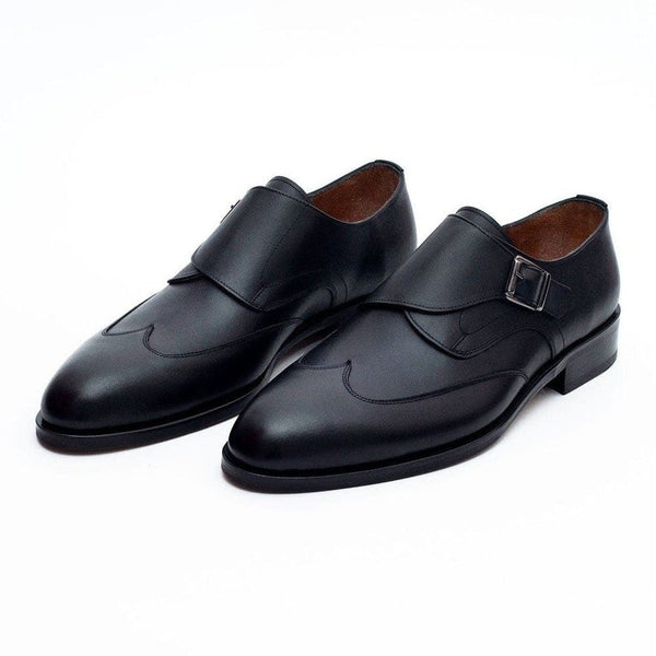 Etienne Aigner Black Leather Monk Strap Dress Shoes 8.5 Etienne Aigner Black Leather Ankle Boots Size 8.5 UK main image 3