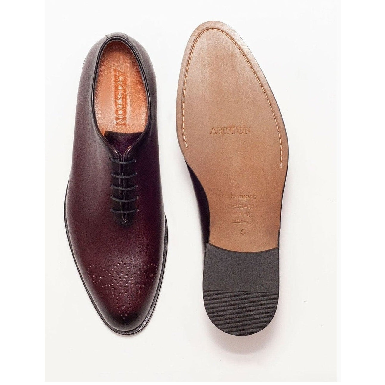 Shop Burgundy Leather Whole Cut Oxford Dress Shoes | The Suit Depot Shop Burgundy Leather Whole Cut Oxford Dress Shoes | The Suit Depot