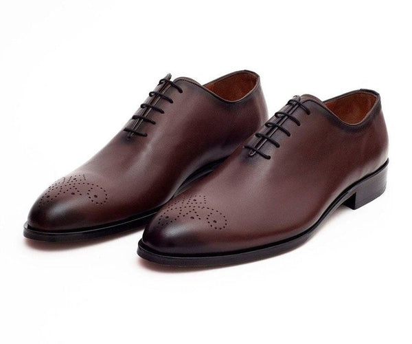 Sutro Footwear Ralston Oxford Brown Leather Dress Shoes Formal Business Casual Rrunsv Leather Shoes for Men Men main image 3
