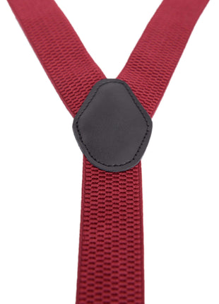 Ariston Suspenders Mens Button Black Leather Braces Adjustable Y Back Suspenders Xlong Available
