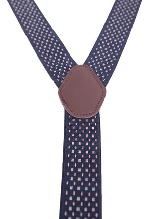 Ariston Suspenders Mens Button Brown Leather Braces Adjustable Y Back Suspenders Xlong Available