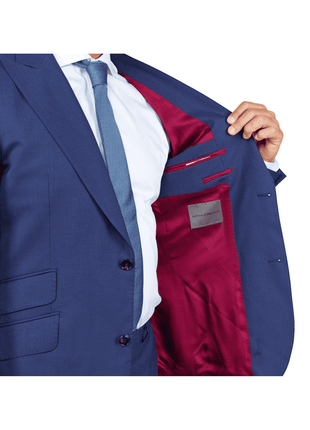 lining of dark blue gabardine men's suit