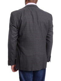 Thumbnail for Arthur Black BLAZERS Arthur Black Classic Fit Gray With Brown Plaid Two Button Wool Blazer Sportcoat