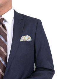 Thumbnail for Arthur Black BLAZERS Arthur Black Classic Fit Navy Hopsack Weave Two Button Wool Blazer Sportcoat