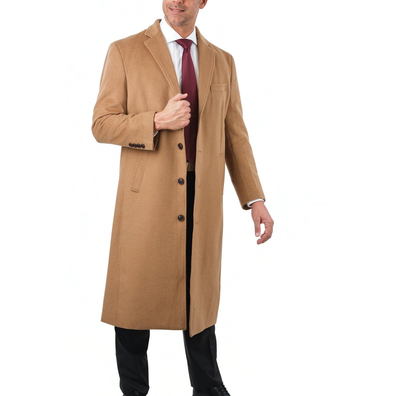 Shop Arthur Black Tan Classic Fit Coat | The Suit Depot