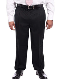 Thumbnail for Arthur Black PANTS Arthur Black Classic Fit Solid Black Single Pleated Wool Dress Pants