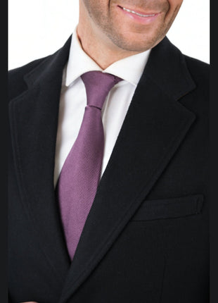 Arthur Black Sale Coats The Suit Depot Men's Wool Cashmere Single Breasted Black 3/4 Length Top Coat
