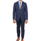 Arthur Black SUITS Arthur Black Slim Fit Blue Check Guabello Wool Light Flannel Suit