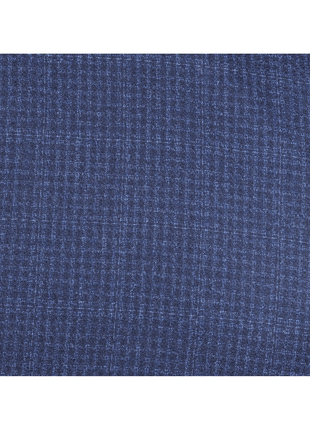 Arthur Black SUITS Arthur Black Slim Fit Blue Check Guabello Wool Light Flannel Suit