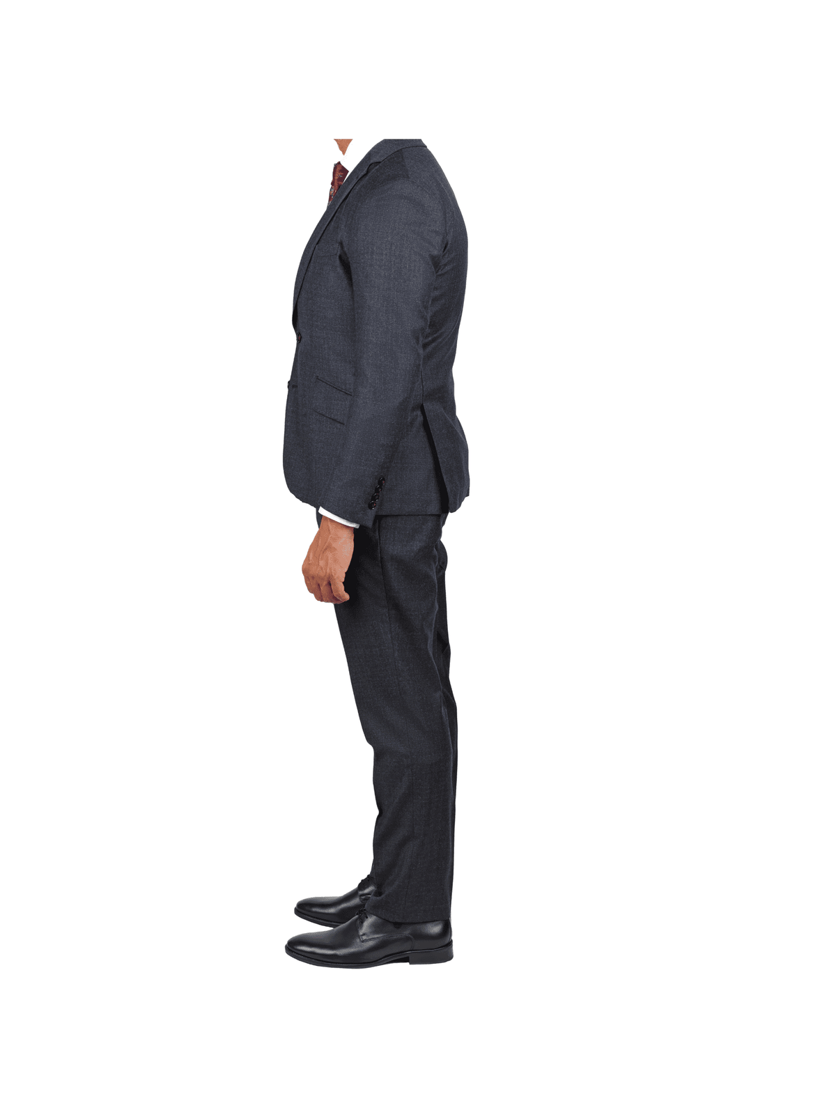 Arthur Black SUITS Arthur Black Slim Fit Charcoal Grey Super 110&#39;s Reda Wool Flannel Suit
