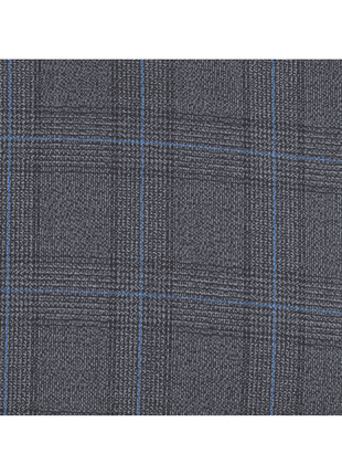 Arthur Black SUITS Arthur Black Slim Fit Grey Glen Plaid Zignone Worsted Wool Suit