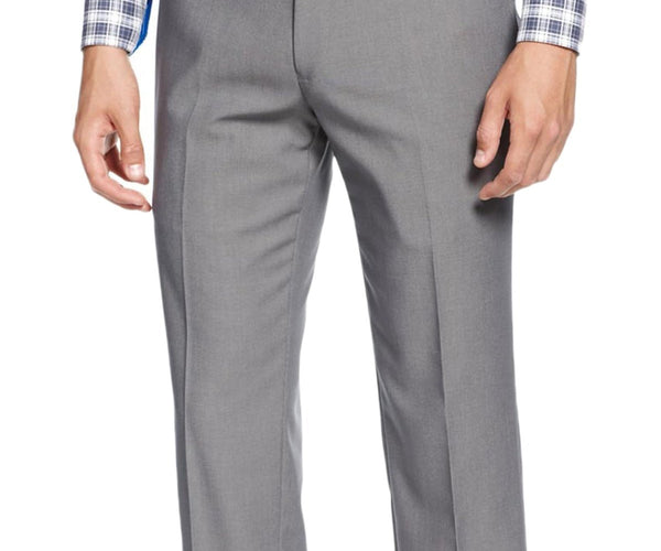 Bar III Men's Slim-Fit Medium Gray Textured Tuxedo Pants, Sie 30X30, Msrp