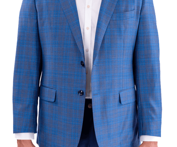 Shop Blujacket Blue 100% Wool Blazer | The Suit Depot