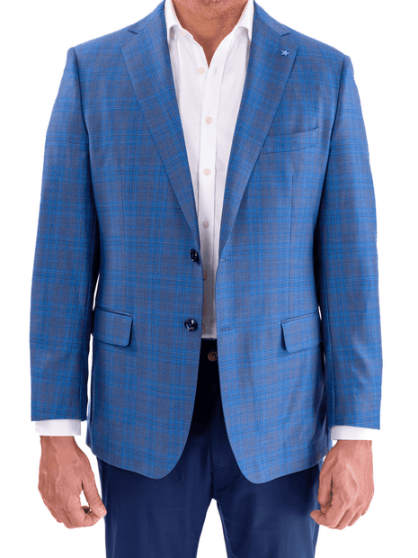 Shop Blujacket Blue 100% Wool Blazer | The Suit Depot