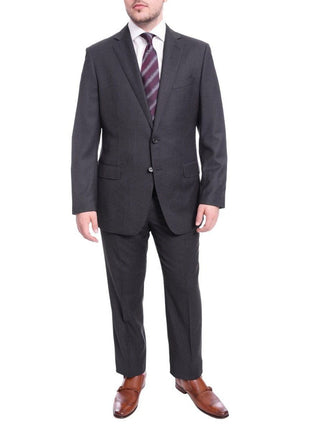 Blujacket TWO PIECE SUITS Blujacket Classic Fit Blue Birdseye Two Button  Half Canvassed Reda Wool Suit