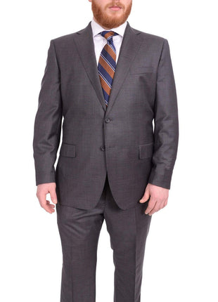 Blujacket TWO PIECE SUITS Blujacket Classic Fit Gray Heather Half Canvassed Reda Italian Wool Suit