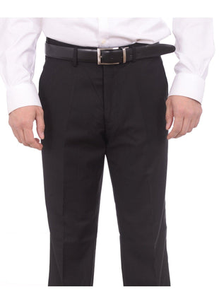 Braveman TUXEDOS Braveman Slim Fit Solid Black Two Button Tuxedo Suit With Satin Lapel