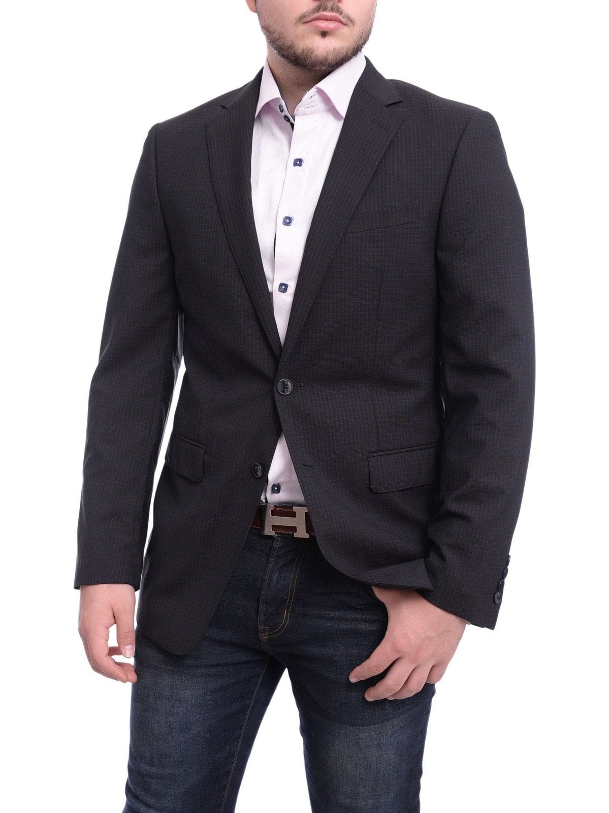 Jeans Black Linen Sport Coat Mens Jeans Buttoning A Sport Coat