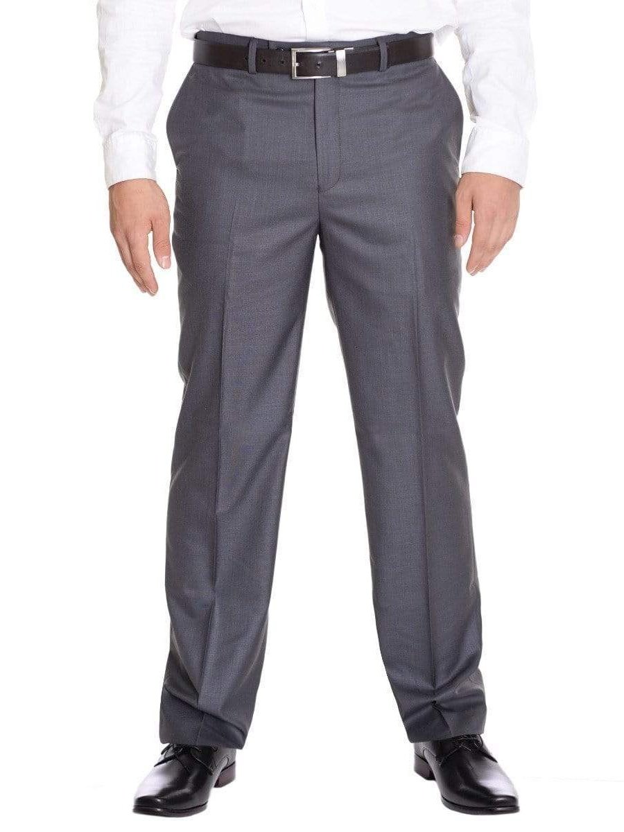 Calvin Klein Men's Slim Fit Dark Grey Dress Pants - Grey - 38W x 30L Calvin Klein Men's Slim Fit Dark Grey Dress Pants - Grey - 38W x 30L