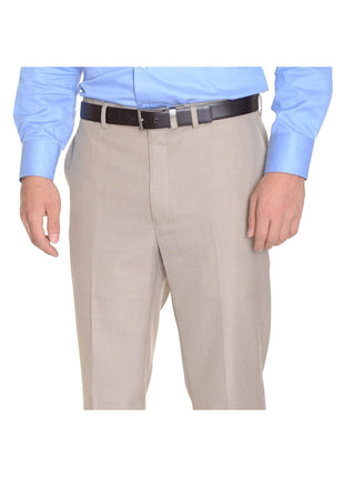 Calvin Klein Sale Pants 30X30 Men's Calvin Klein Body Slim Fit Tan Light Brown Flat Front Washable Dress Pants