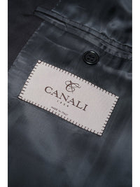 Thumbnail for Canali SUITS 44R CANALI 1934 Mens Plaid Charcoal Gray 100% Wool Suit 44R (54 EU) Modern Fit $2195