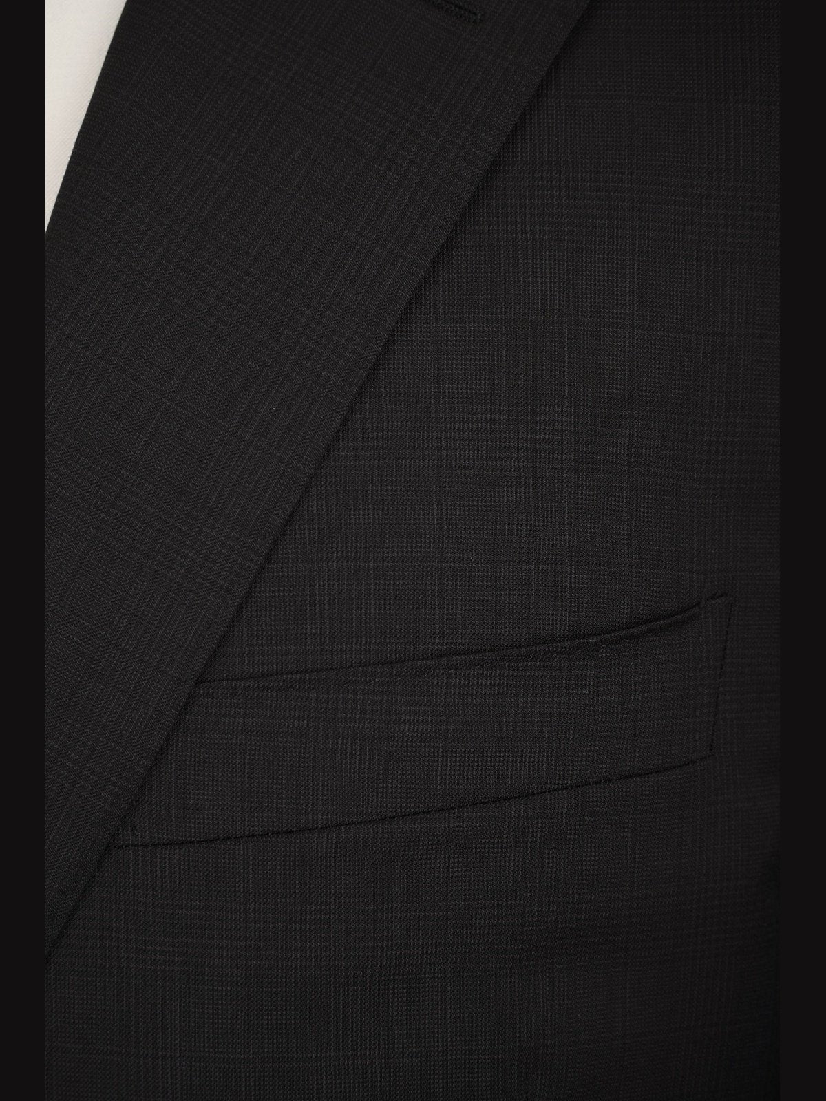 Canali SUITS 44R CANALI 1934 Mens Plaid Charcoal Gray 100% Wool Suit 44R (54 EU) Modern Fit $2195