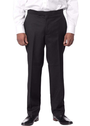 Caravelli TWO PIECE SUITS Caravelli Mens Black Pindot Slim Fit 3 Piece Tuxedo Suit With Satin Lapels